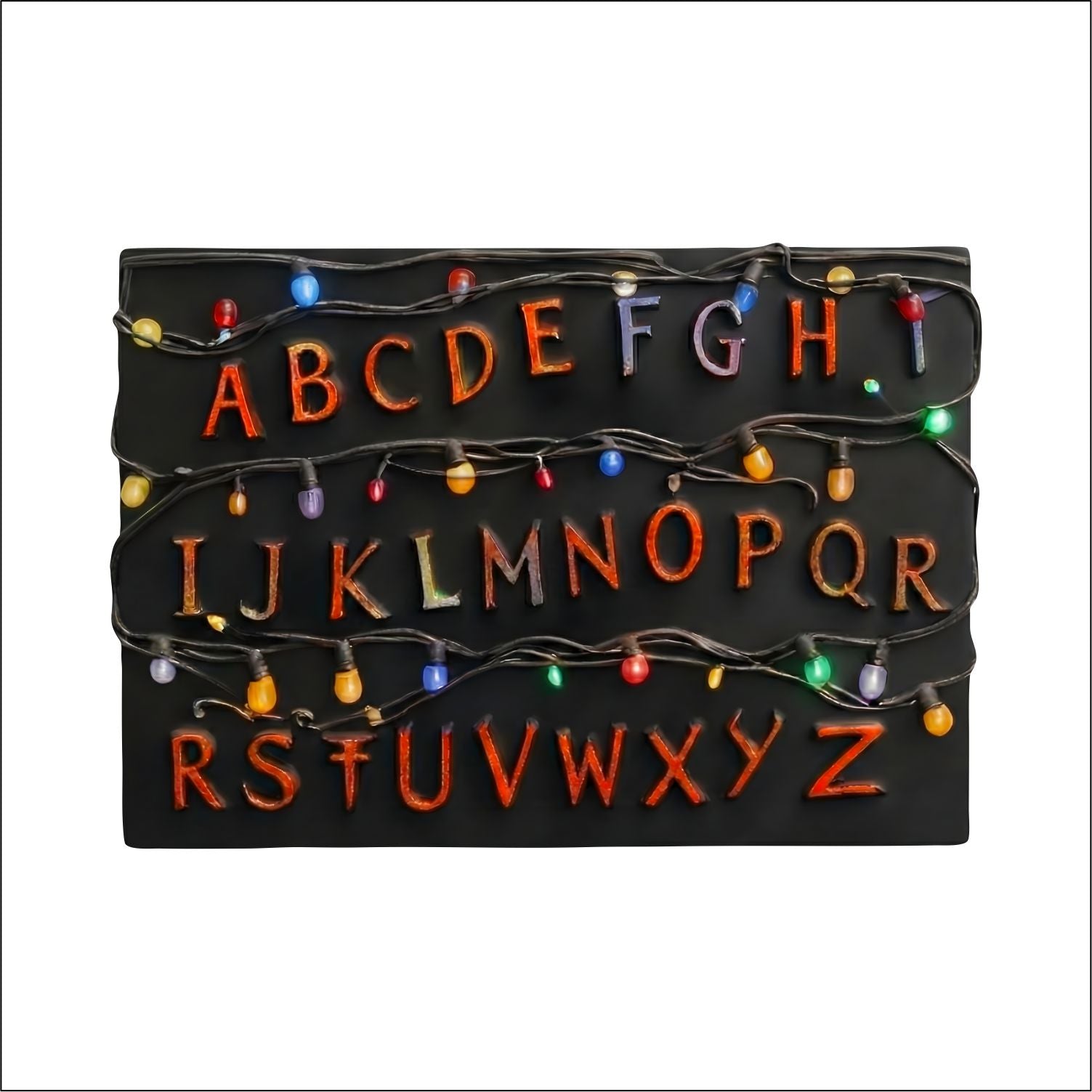 Stranger Things Alphabet Fridge magnet