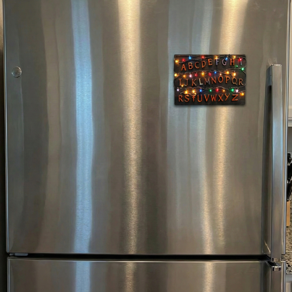 Stranger Things Alphabet Fridge magnet