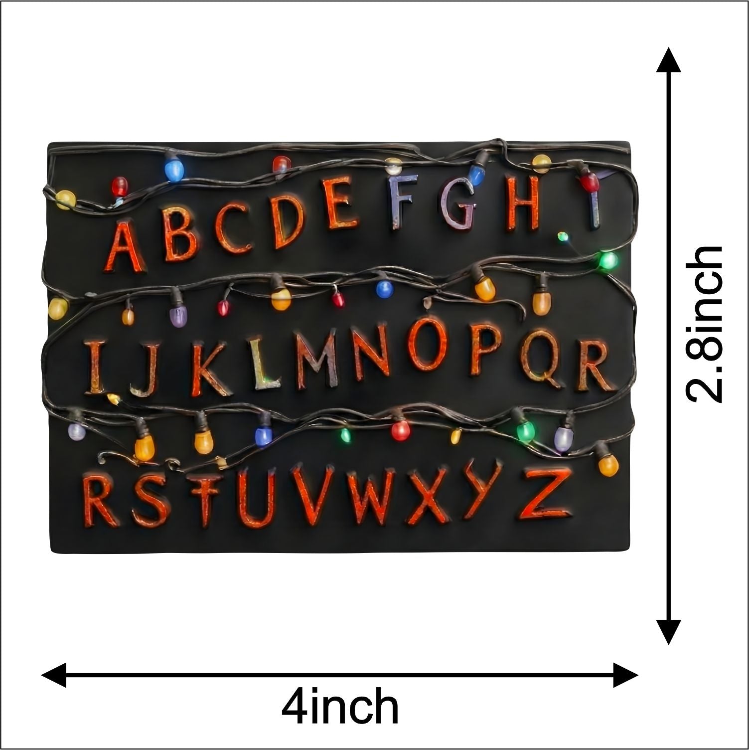 Stranger Things Alphabet Fridge magnet