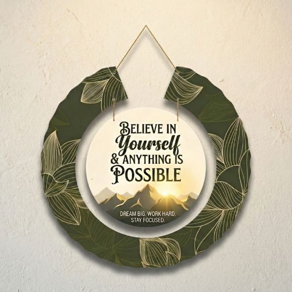Believe in Yourself | Inspirational Wall Decor to Dream Big & Stay Focused